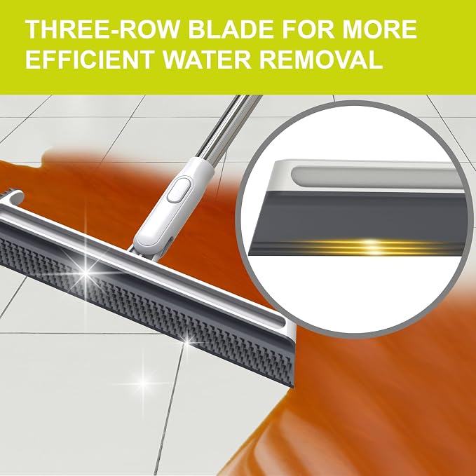Squeegee Broom for Floor, Floor Squeegee for Concrete and Tile Cleaning - Image 6