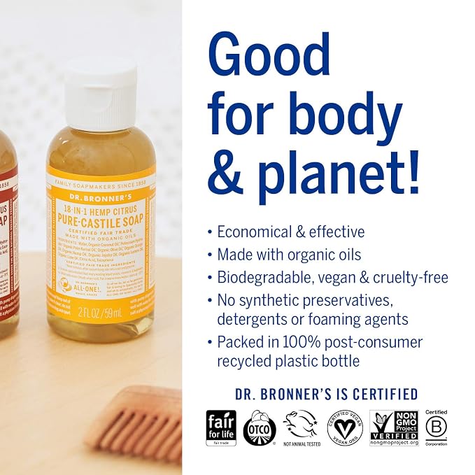 Dr. Bronner's - Pure-Castile Liquid Soap - Made - Image 4