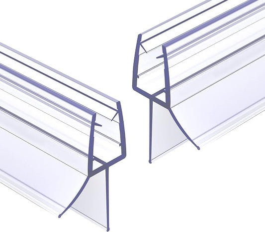 Frameless Ultra Clear Shower Door Bottom Seal 3/8" Thick 36" Long 2 Pack by ExpertofShowerGlassDoor