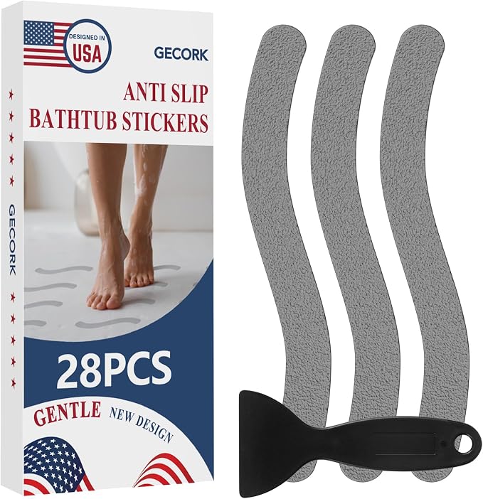 28 PCS Shower Floor Non Slip Stickers by Gecork