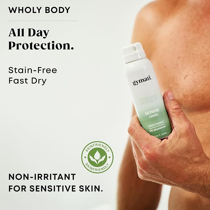 Gymati Fitness Body Deodorant Spray Aluminum Free - Image 3