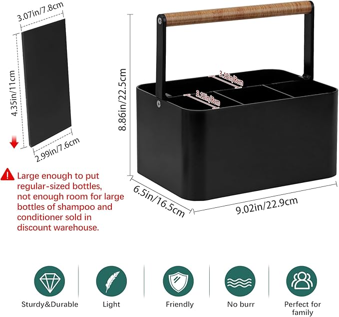 Portable Shower Caddy Dorm: Bathroom Caddy Organizer - Image 2