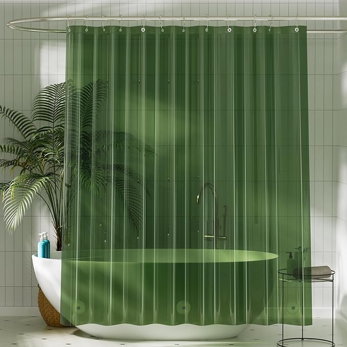 Titanker Shower Curtain Liner, Plastic Shower Liner PEVA 72 x 72 Lightweight by Titanker