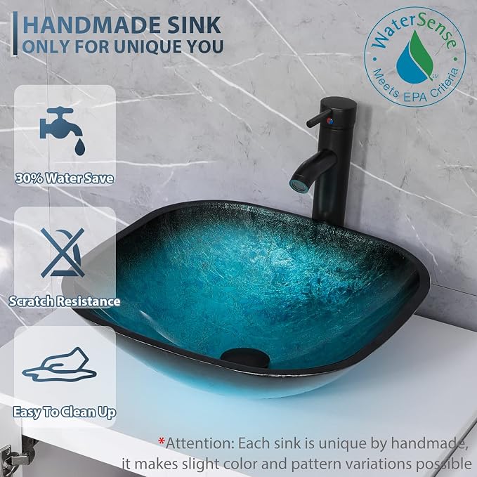 eclife 84" Modern Bathroom Vanity Sink Combo Freestanding Cabinet - Image 6