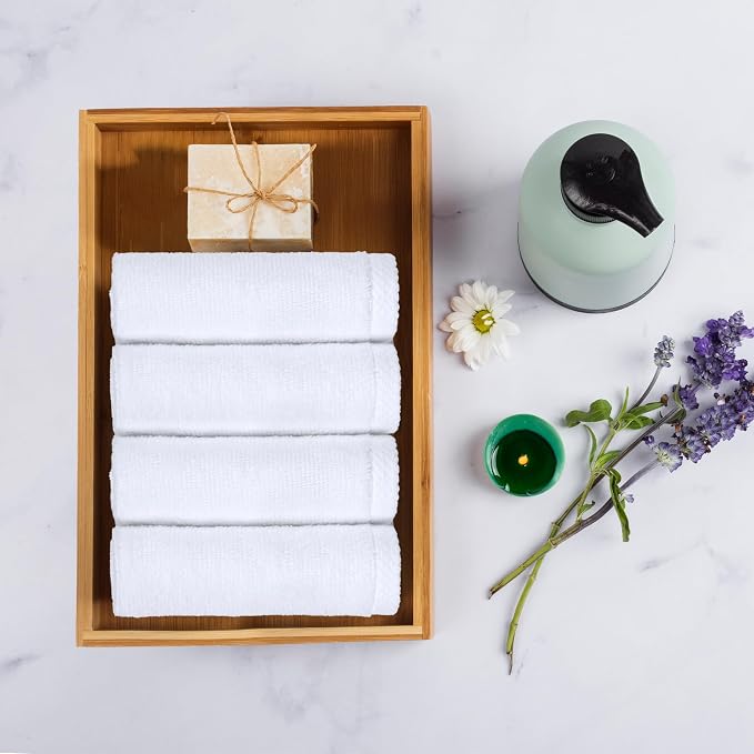Amazon Basics Cotton Washcloths - Image 2