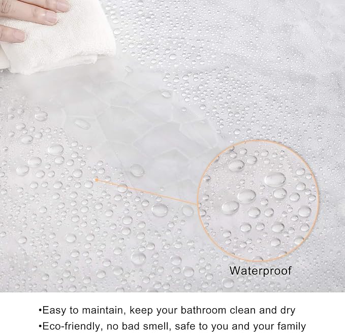 WELTRXE EVA Shower Curtain Liner - Image 5