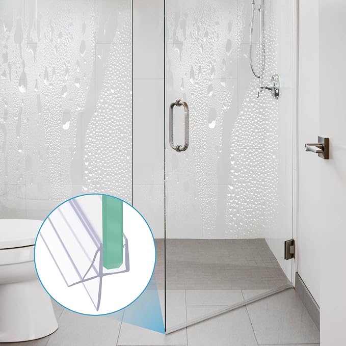 Frameless Shower Door Bottom Seal Shower Sweep - Image 4