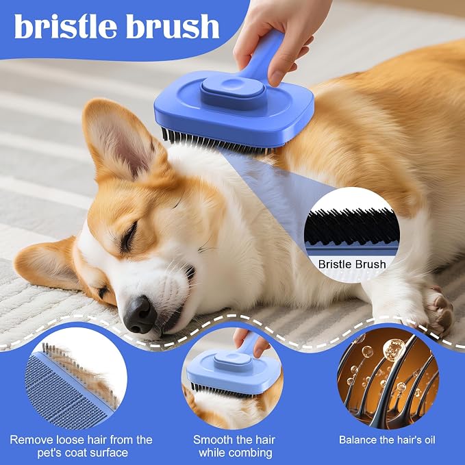 Self Cleaning Dog Brush for Shedding - Image 3