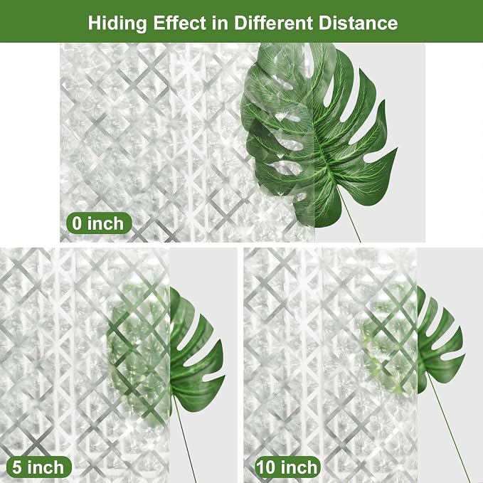 UFRIDAY 75 inch Long Plastic Clear Shower Curtain Liner, Waterproof Shower - Image 5