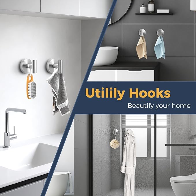 Heavy Duty Suction Cup Hooks for Glass Window, Removable Shower Hooks for - Image 6