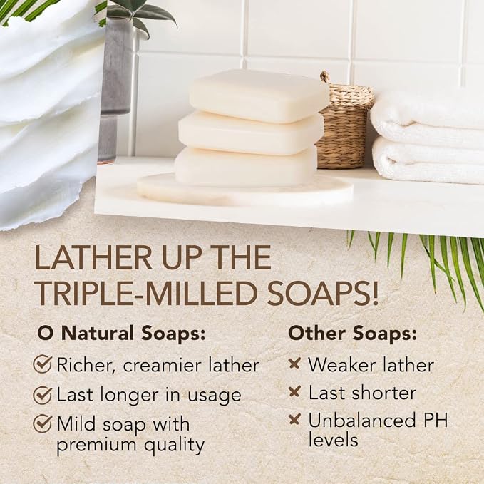 O NATURALS 3-Pack Organic Soap Bar 4oz each Set - Image 7