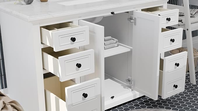TILE & TOP Icon 48" Single Bathroom Vanity - Image 9