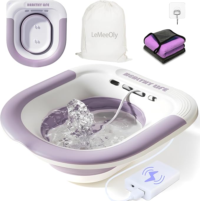 Electric Sitz Bath, Unisex Foldable Sitz Bath by LeMeeOly