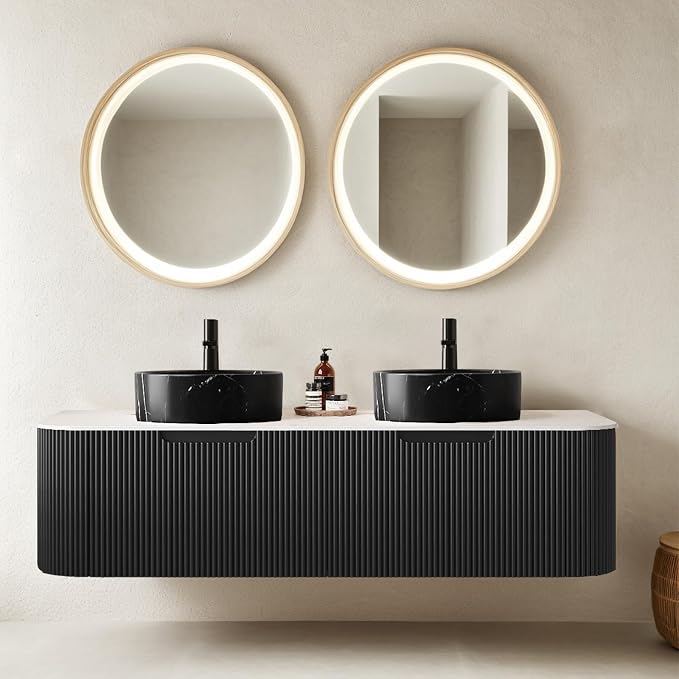 Ambrovina 60" Floating Bathroom Vanity by Unknown
