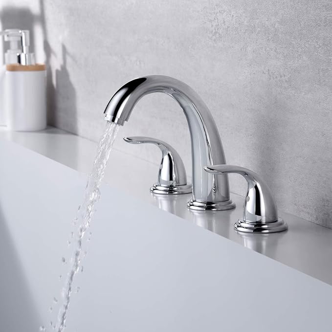 sumerain 2 Handle Widespread Roman Tub Faucet - Image 6