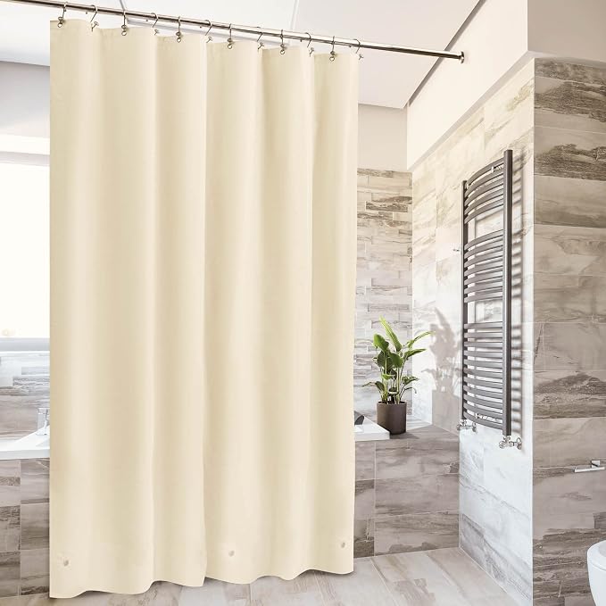 Barossa Design Beige Shower Curtain Liner - Image 2