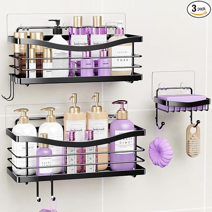 ODesign Shower Caddy 3 Pack-Shower Organizer Shelves Rack Rustproof SUS304 by ODesign