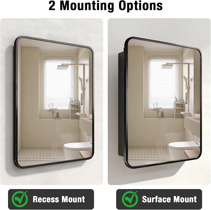 Rectangle Bathroom Medicine Cabinet - Image 4