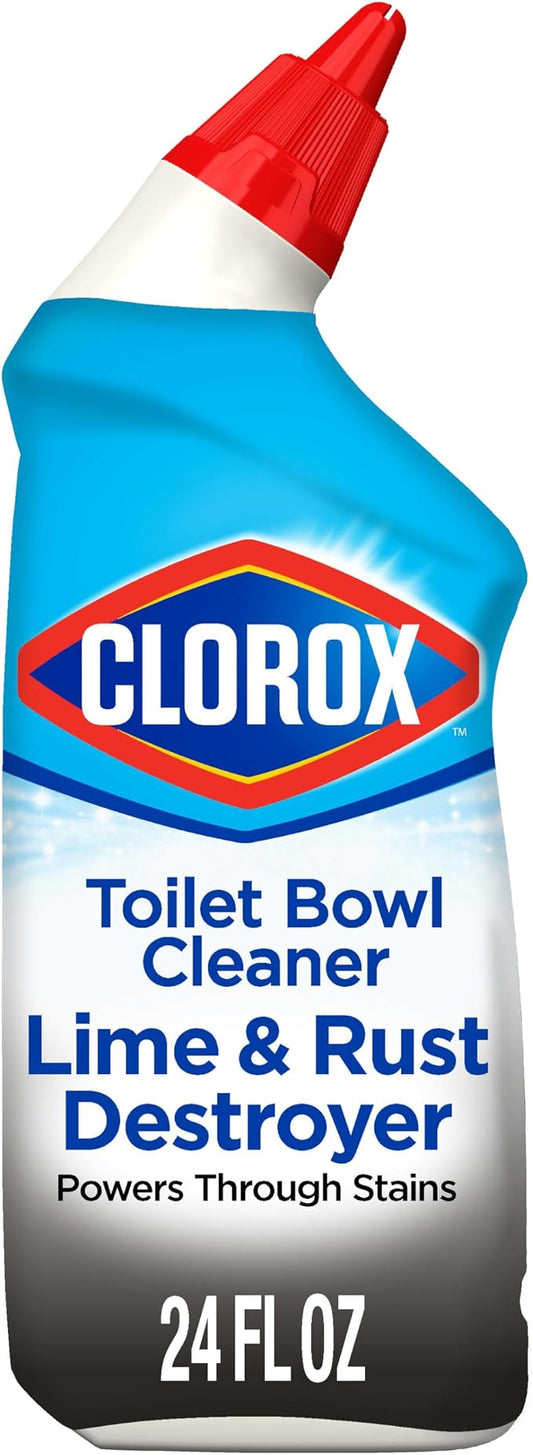 Clorox Toilet Bowl Cleaner Lime & Rust Destroyer, Automatic Toilet Bowl Cleaner by Clorox