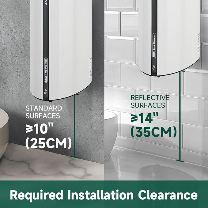 29fl.oz/850ml Commercial Automatic Liquid Soap Dispenser Wall-Mounted Large - Image 2