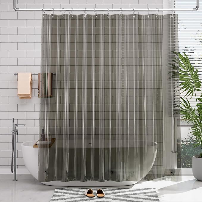 AmazerBath 72x78 Long Shower Curtain Liner, Waterproof PEVA Shower Liner - Image 8