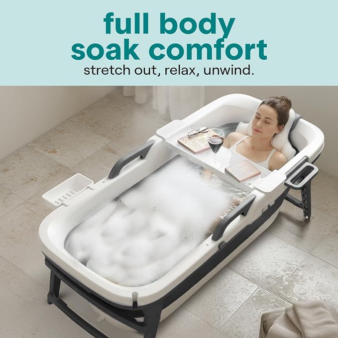 Serenelife 59" Portable Bathtub - Image 3