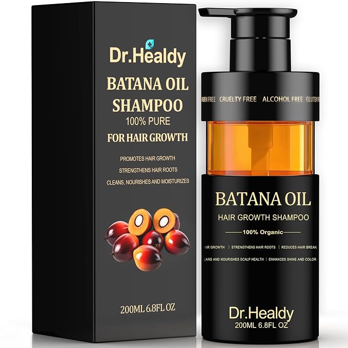 Dr.Healdy Batana Oil Shampoo for Hair Growth, Against Hair Loss & Moisturizes by DrHealdy