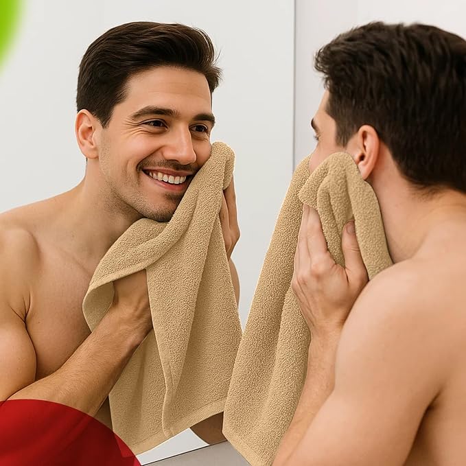 RIVERSIDE 6 Pack Premium Hand Towels Set, 16x28 inches, 100% Ring Spun Cotton - Image 5