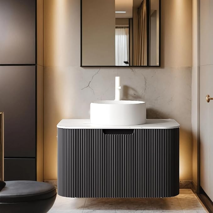 24 Inch Floating Modern Bathroom Vanity by Unknown