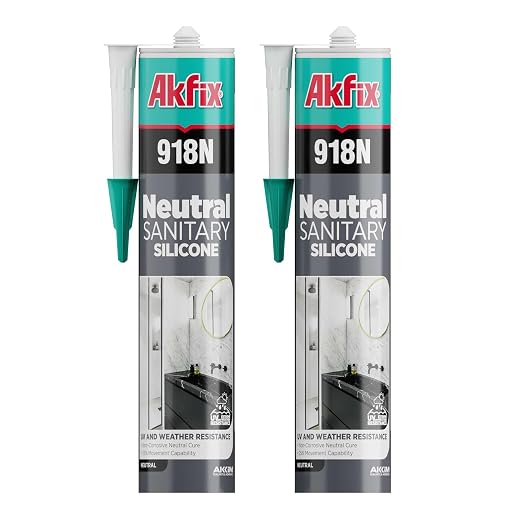 Akfix 918N Gray 100% Silicone Caulk by Akfix