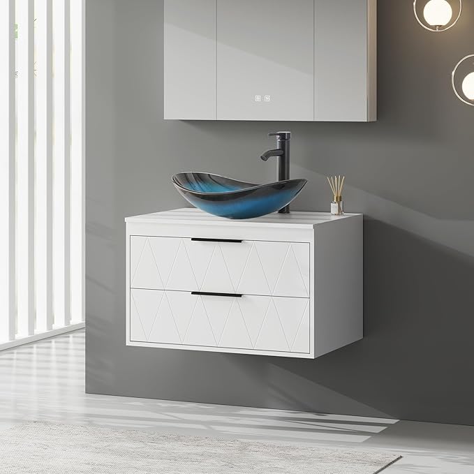 eclife 30" Floating Bathroom Vanities by eclife