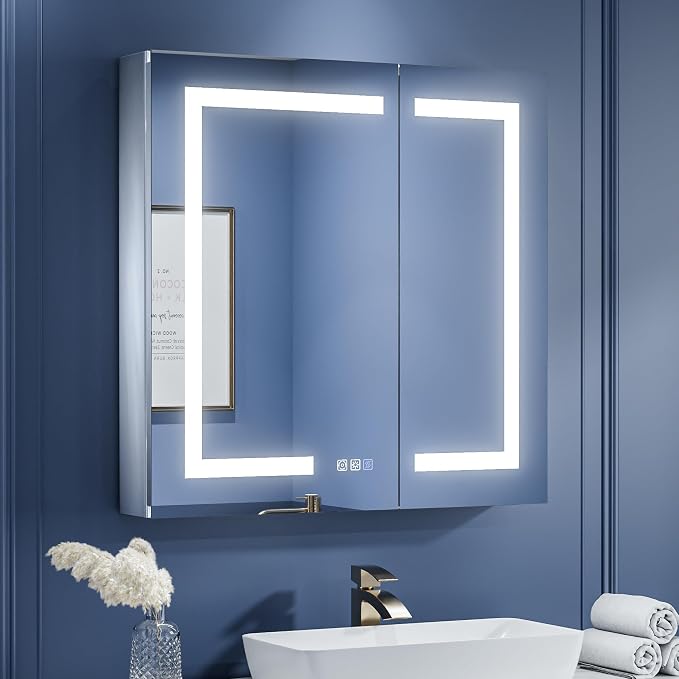 ExBrite LED Lighted Bathroom Medicine Cabinet by ExBrite