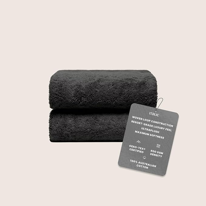 Italic Ultraplush 100% Australian Cotton Bath Sheets - Image 2