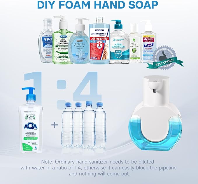2 Pack Automatic Foaming Soap Dispenser 14.2oz/420ML Touchless Automatic - Image 5
