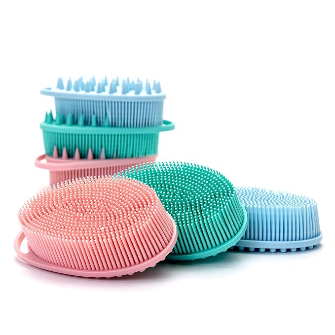 Premium Sensory Brush for Kids or Autism, Soft Silicone Body Scrubber, 2 in 1 - Image 3
