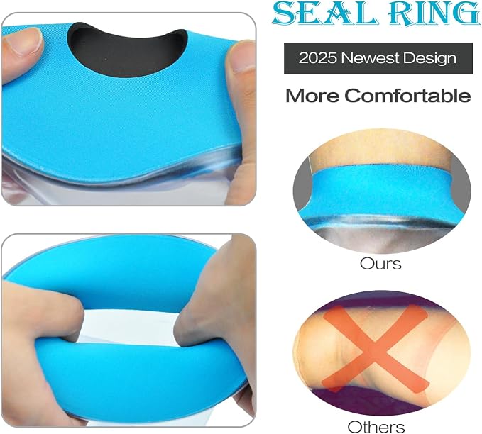 Asunby Cast Covers for Shower Leg Adult Waterproof full Leg Protector Shower - Image 3