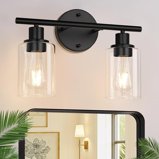 2-Light Bathroom Light Fixtures, Bathroom Wall Lamp by Zarbitta