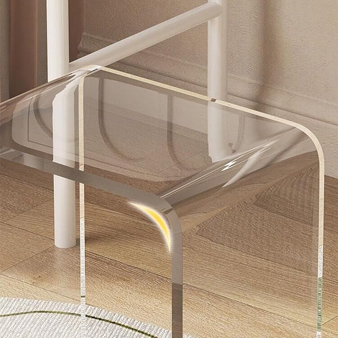 Acrylic 15 Inch Small Stool Set of 2, Seating and Placing Items - Image 9