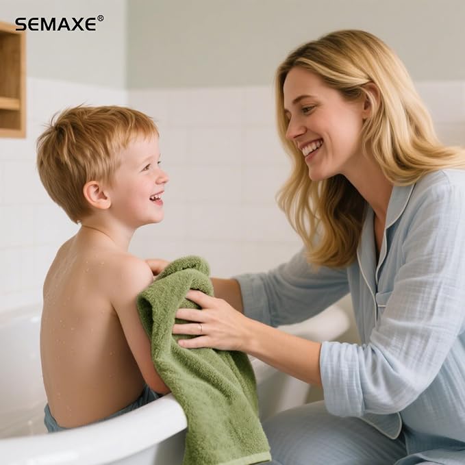 SEMAXE 12 Pack Hand Towels for Bathroom, 100% Cotton Towels - Image 6