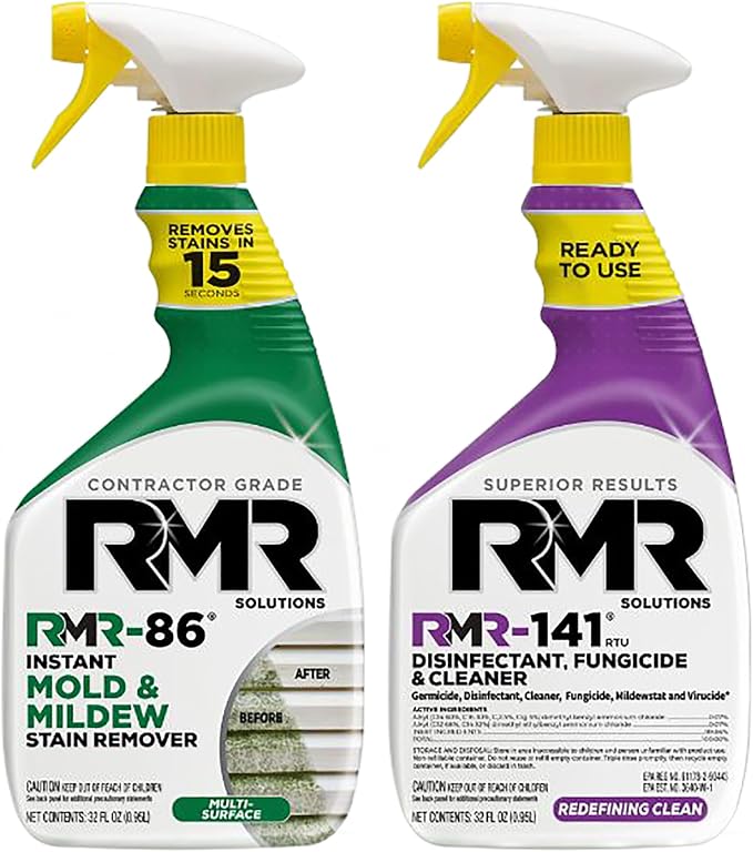 RMR Brands DIY Mold & Stain Remover Bundle, Complete Mold Killer & Mildew by RMRBrands