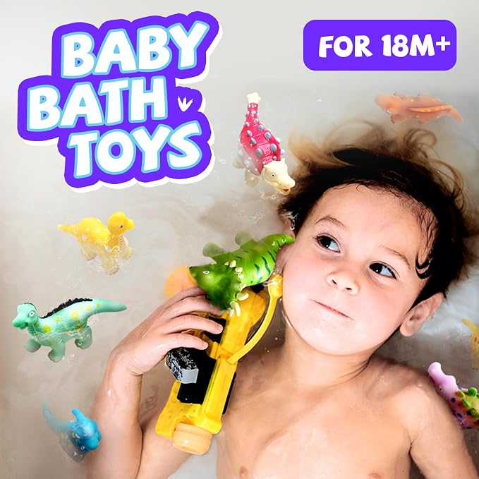 Hely Cancy Dinosaur Bath Toys Mold Free - Image 7