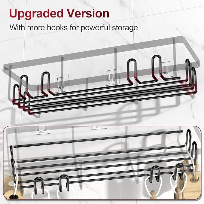 Adhesive Shower Caddy, Shower Shelves - Image 4