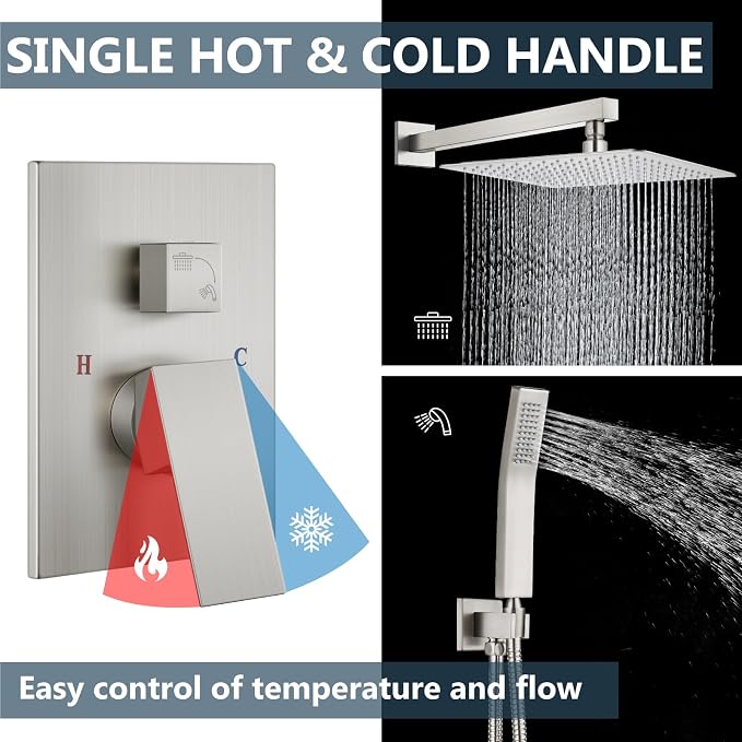 Aolemi Shower Faucet Set Rain Shower System - Image 4