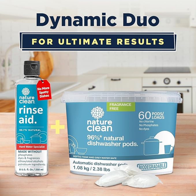 Nature Clean Natural Dishwasher Rinse Aid Liquid - Image 6