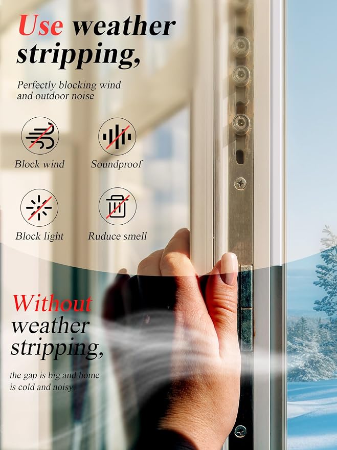 Silicone Door Seal - 39ft Weather Stripping - Image 5