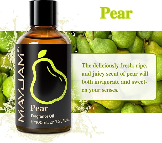 MAYJAM 100ML/3.38FL.OZ Pear Fragrance Oils - Image 4