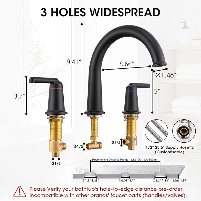 High Flow Roman Tub Faucet - Image 2