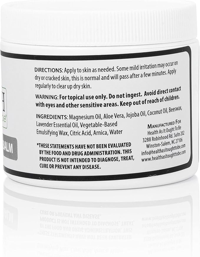 Magnesium Body Balm for Muscle Relief | All Natural Magnesium Oil Body Balm - Image 2
