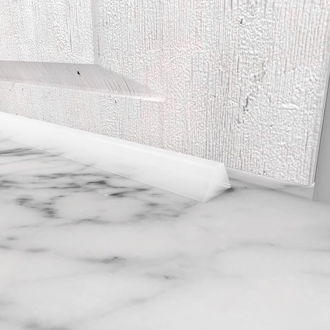 67 Inch Collapsible Shower Water Dam, Shower Threshold Water Dam Shower Barrier - Image 5
