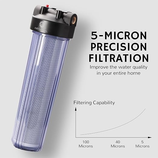 Airthereal Whole House Water Filter Housing, Pre-Filtration System - Image 2